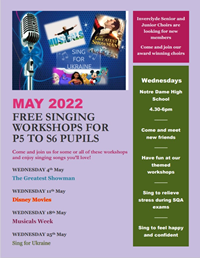 Music service free singing workshops